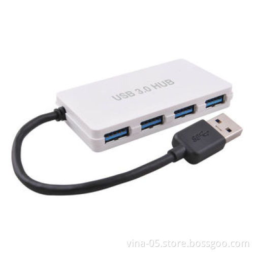 High-speed 4 Ports USB 3.0 Hub with CE/RoHS/FCC Marks, OEM or ODM Orders Welcomed